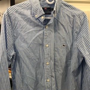 Vineyard Vines Mens Button Up Long Sleeved Shirt